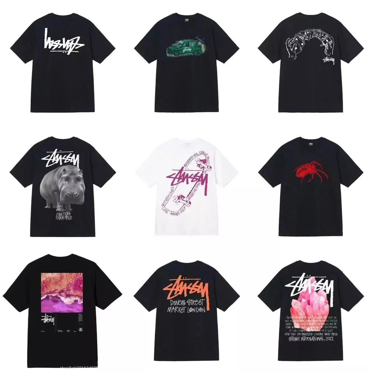 STS TEE High Quality Stussy Short Sleeve