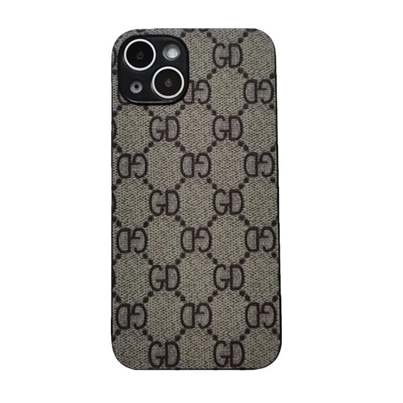 Gucci Brown Patterned Phone Case