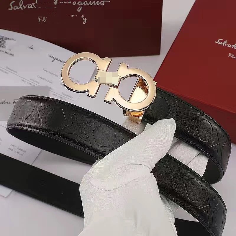 CK pattern - gold buckle