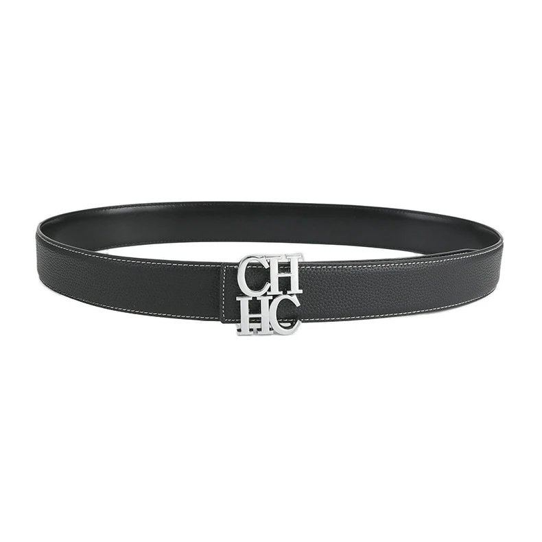 Carolina Herrera Black Leather Belt