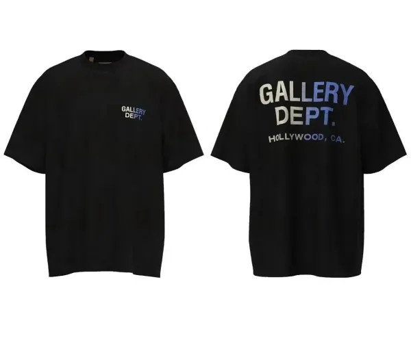 Gallery Dept Gallery Dept. Hollywood CA Black T-Shirt - 1