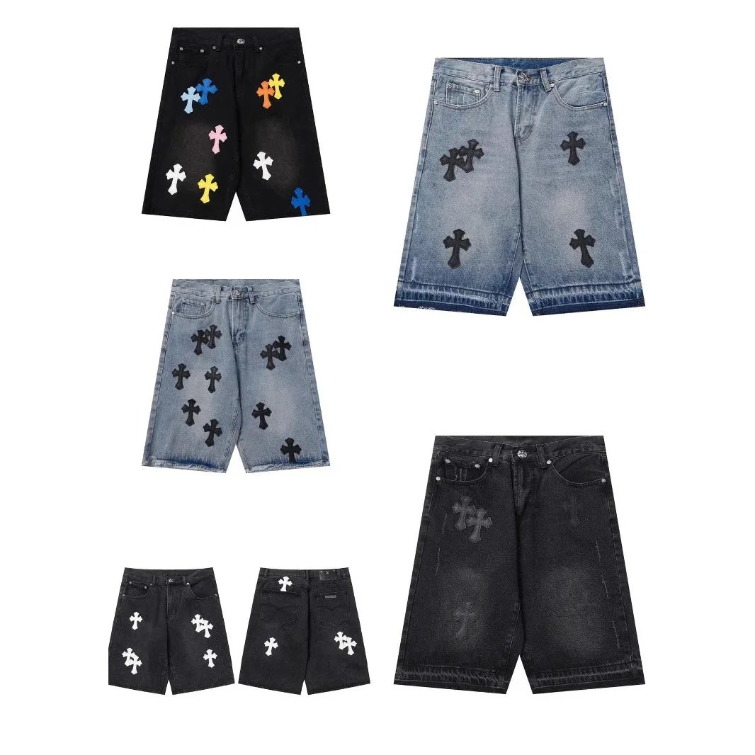 Denim Cross Patch Black Blue C
