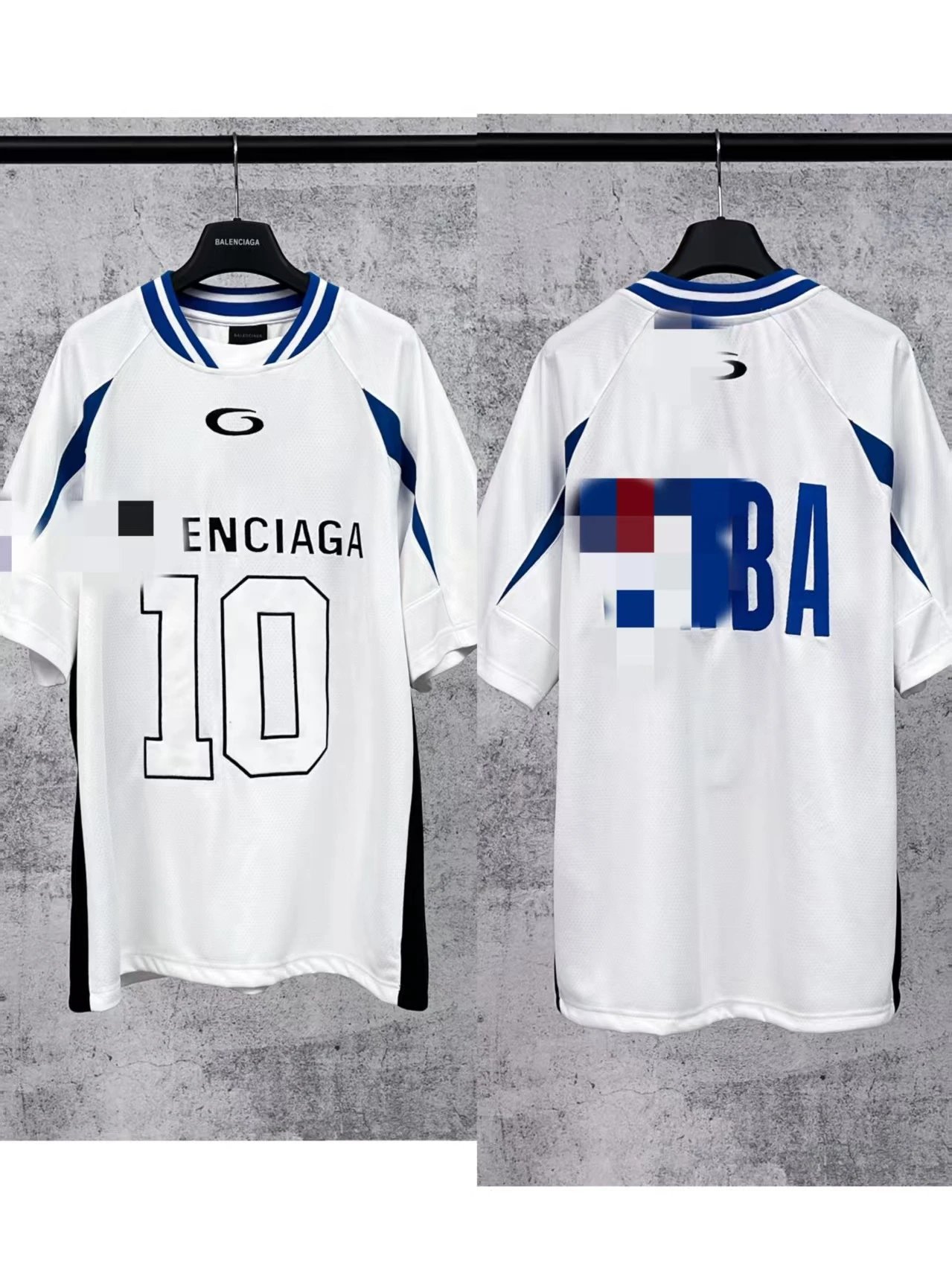 Balenciaga x NBA Basketball Jersey Black / Red / White Jersey - 15