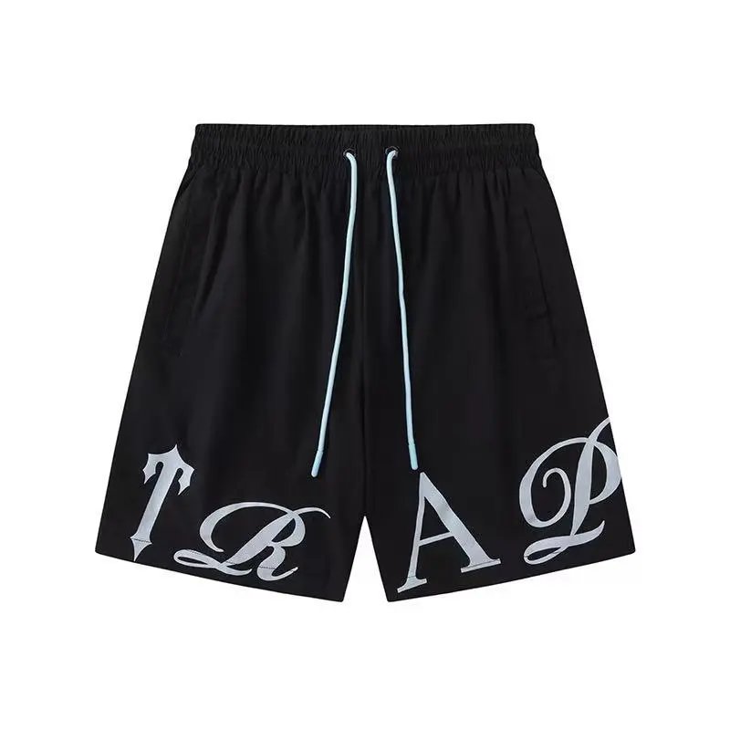 Traphouse Apparel Logo Print Black Shorts - 1