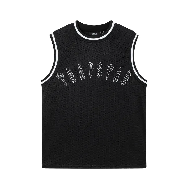 Trapstar Mesh Vest Top Black - 1