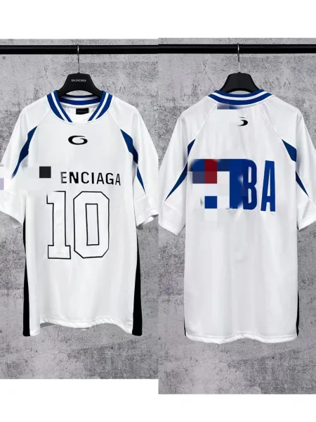 Balenciaga x Enciaga Basketball Jersey White / Blue - 1