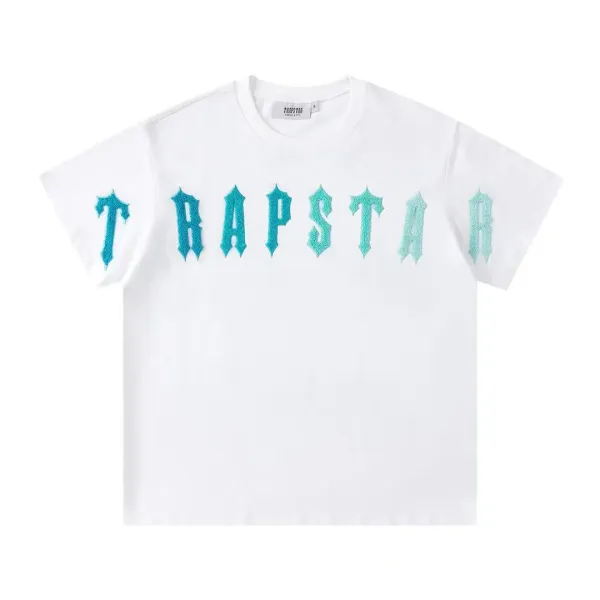 Trapstar Gothic Logo White T-Shirt - 1