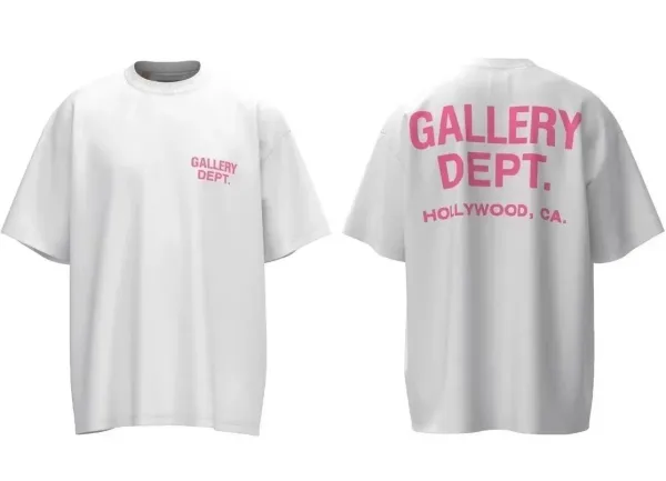 Gallery Dept. Hollywood CA T-Shirt White - 1