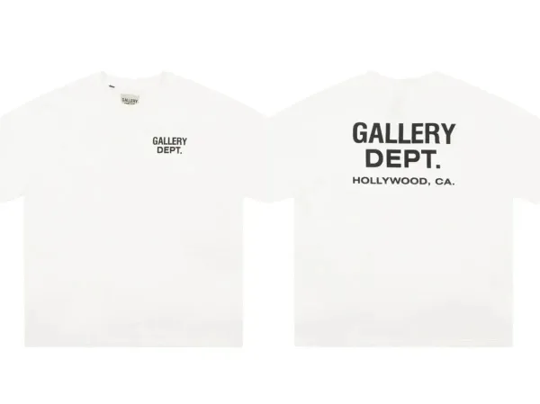Gallery Dept. Hollywood CA T-Shirt White - 1