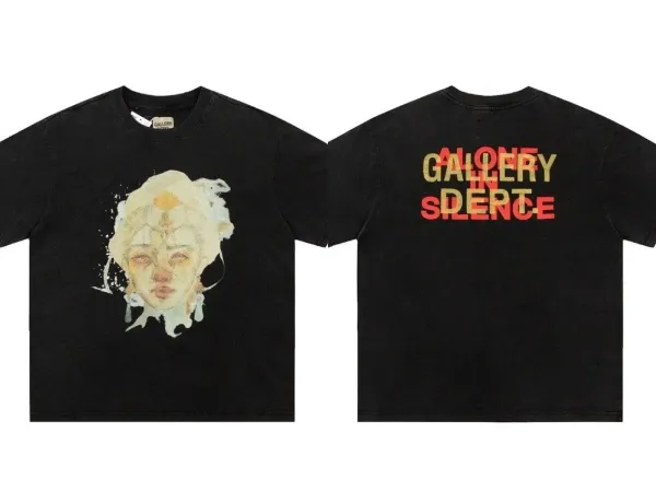 Gallery Dept Alone in Silence Graphic T-Shirt Black - 1