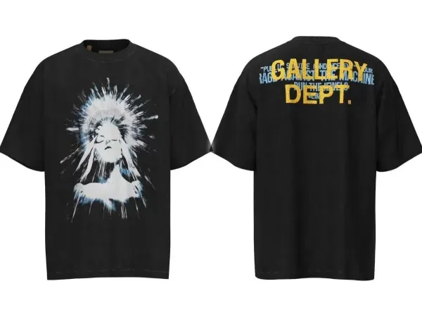 Gallery Dept. Halo Graphic Oversized T-Shirt Black - 1
