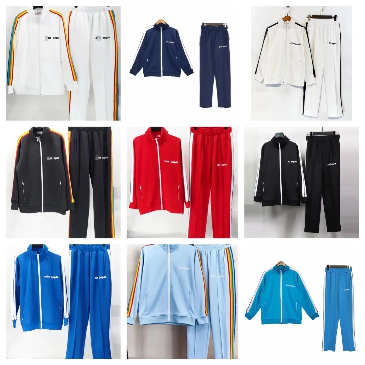 Striped Webbing High Street Casual Sweatsuit