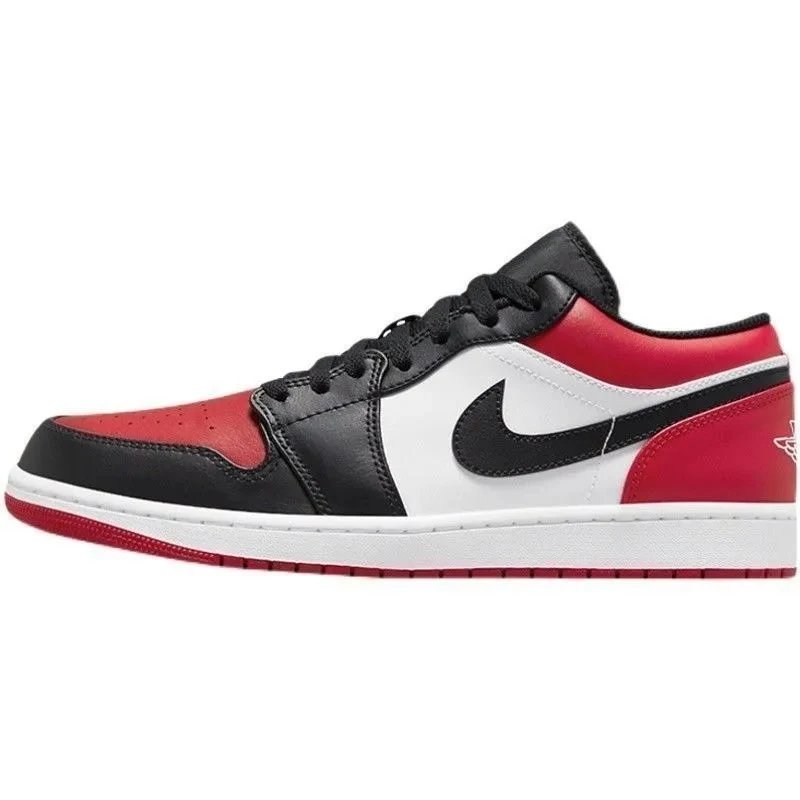 Nike Air Jordan1 Low AJ1低帮黑红脚趾男鞋休闲运动鞋复古百搭女鞋情侣板鞋