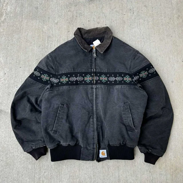 Carhartt Jackets Hooded zip-up jacket with kangaroo pocket product detail image 4