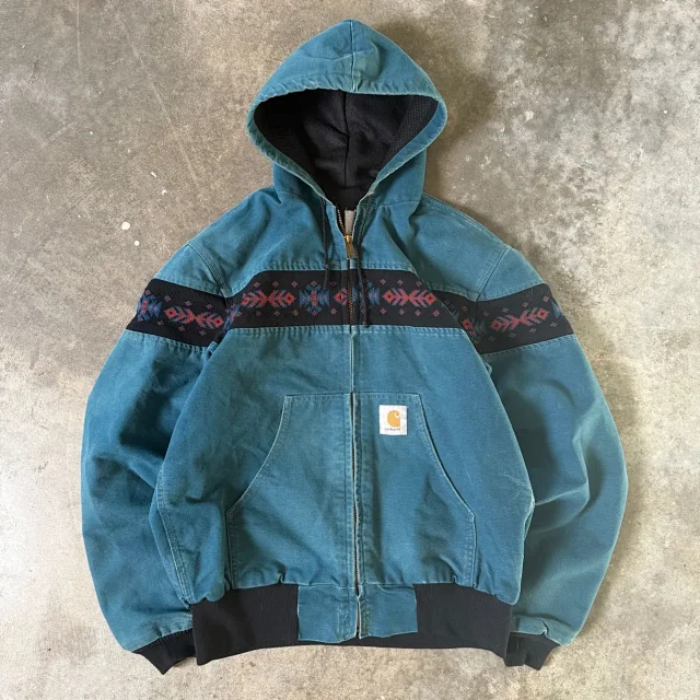 Carhartt Jackets Hooded zip-up jacket with kangaroo pocket product detail image 7