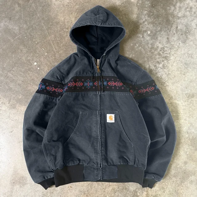 Carhartt Jackets Hooded zip-up jacket with kangaroo pocket product detail image 8