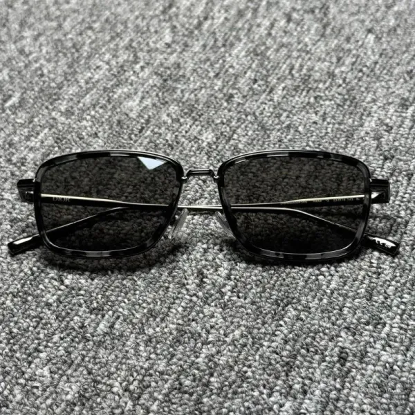 Dior Square Acetate Sunglasses Black - 1