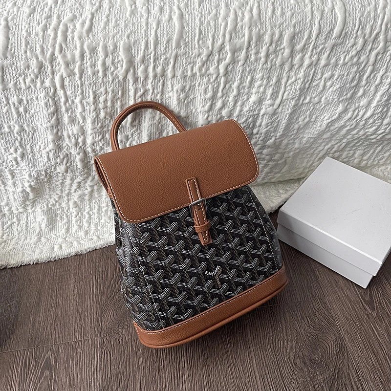 Mini zaino GY, mini borsa con patta a mano, a spalla e a tracolla, piccolo zaino Goya