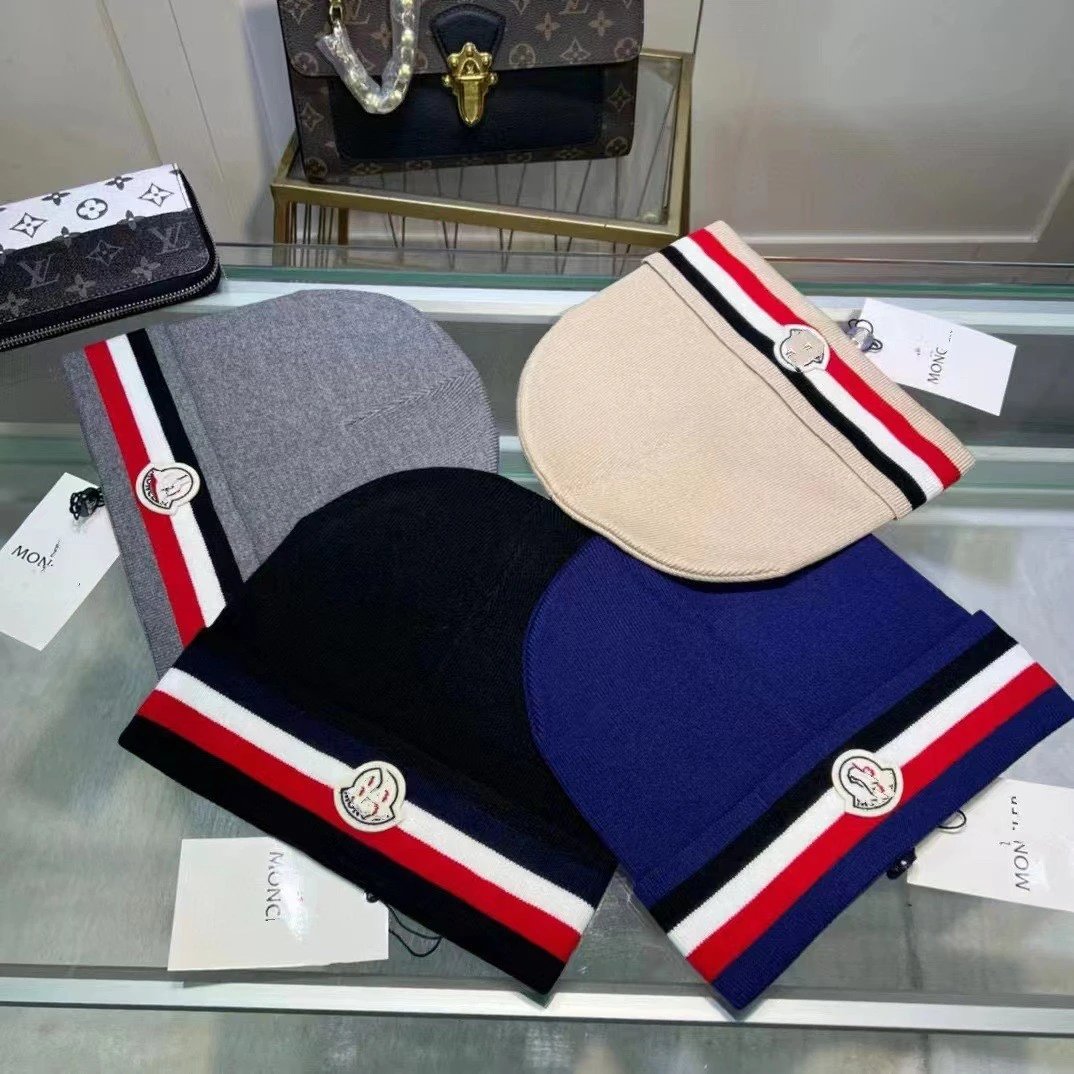 Herbst Winter Strickmütze Beanie Star-Style Modische Mütze Neu Schlicht Trendig Koreanischer Stil Vielseitig Wollmütze Großhandel