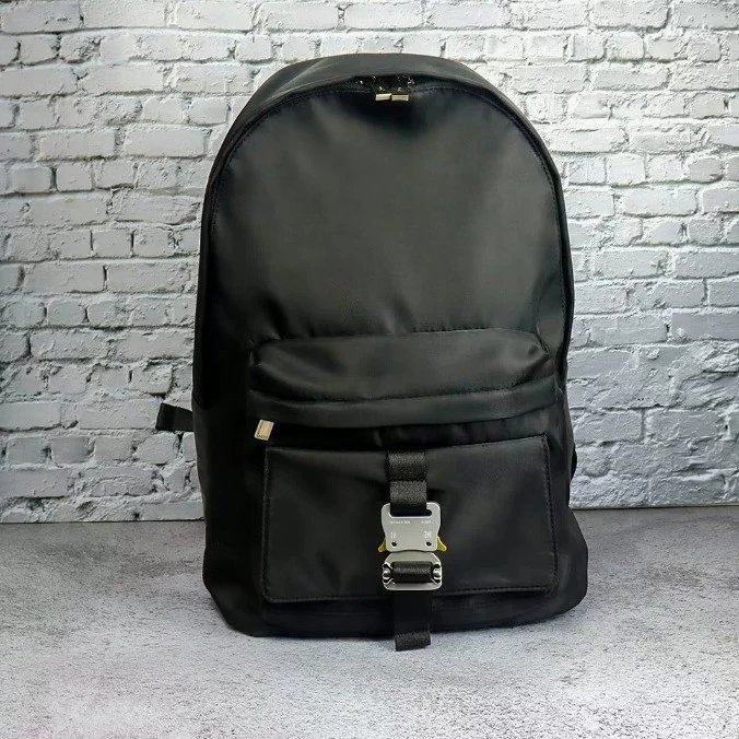 Zaino 1017Alyx, nero, novità 2026, zaino tattico techwear hip-hop high street da uomo, borsa a tracolla