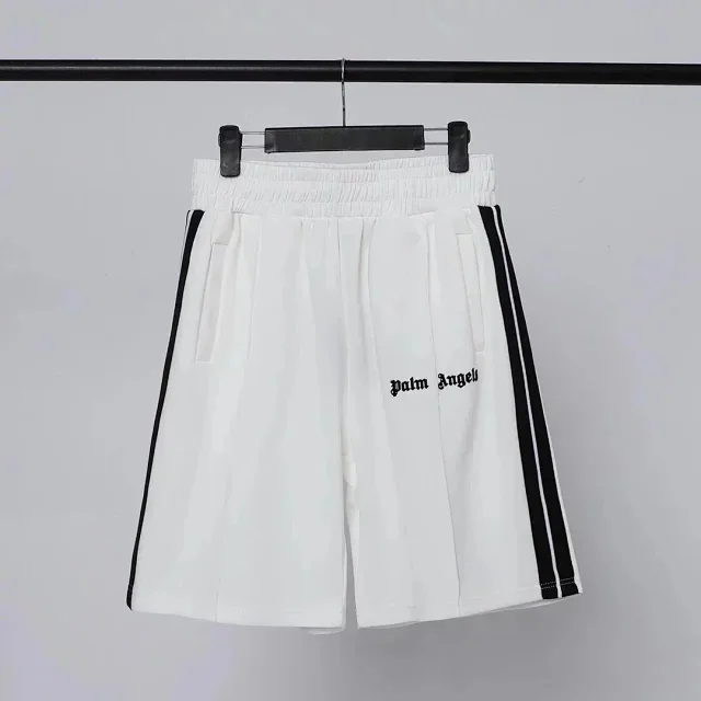 Palm Angels Shorts Elastic-Waist Side-Stripe product detail image 3