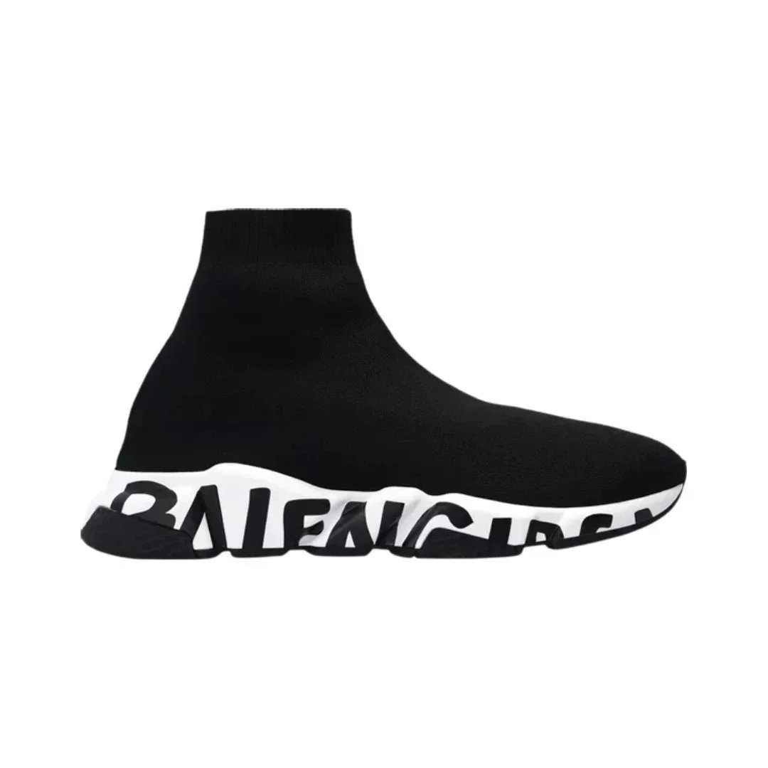Midsole Graffiti-White Black