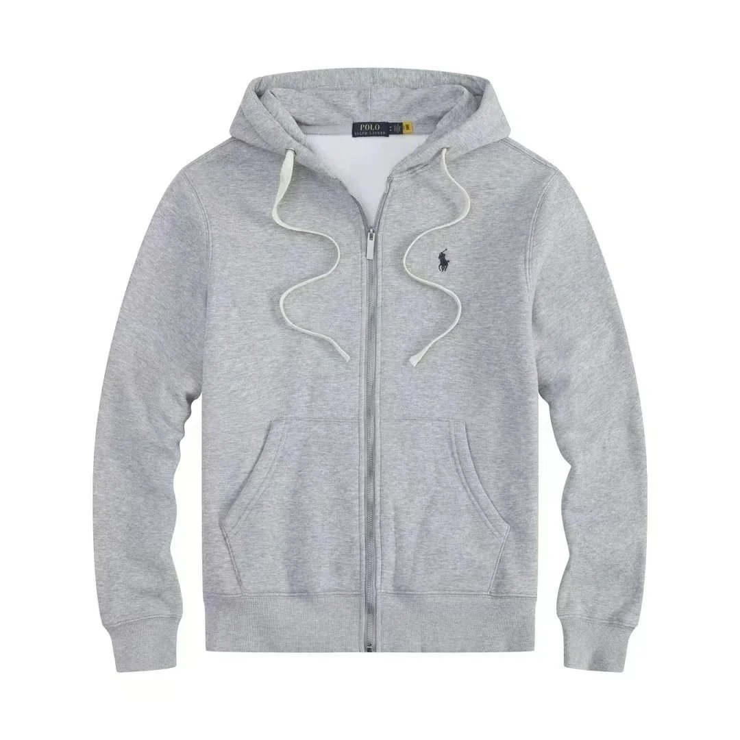 lf small * horse zipper hooded sweatshirt set long pants
