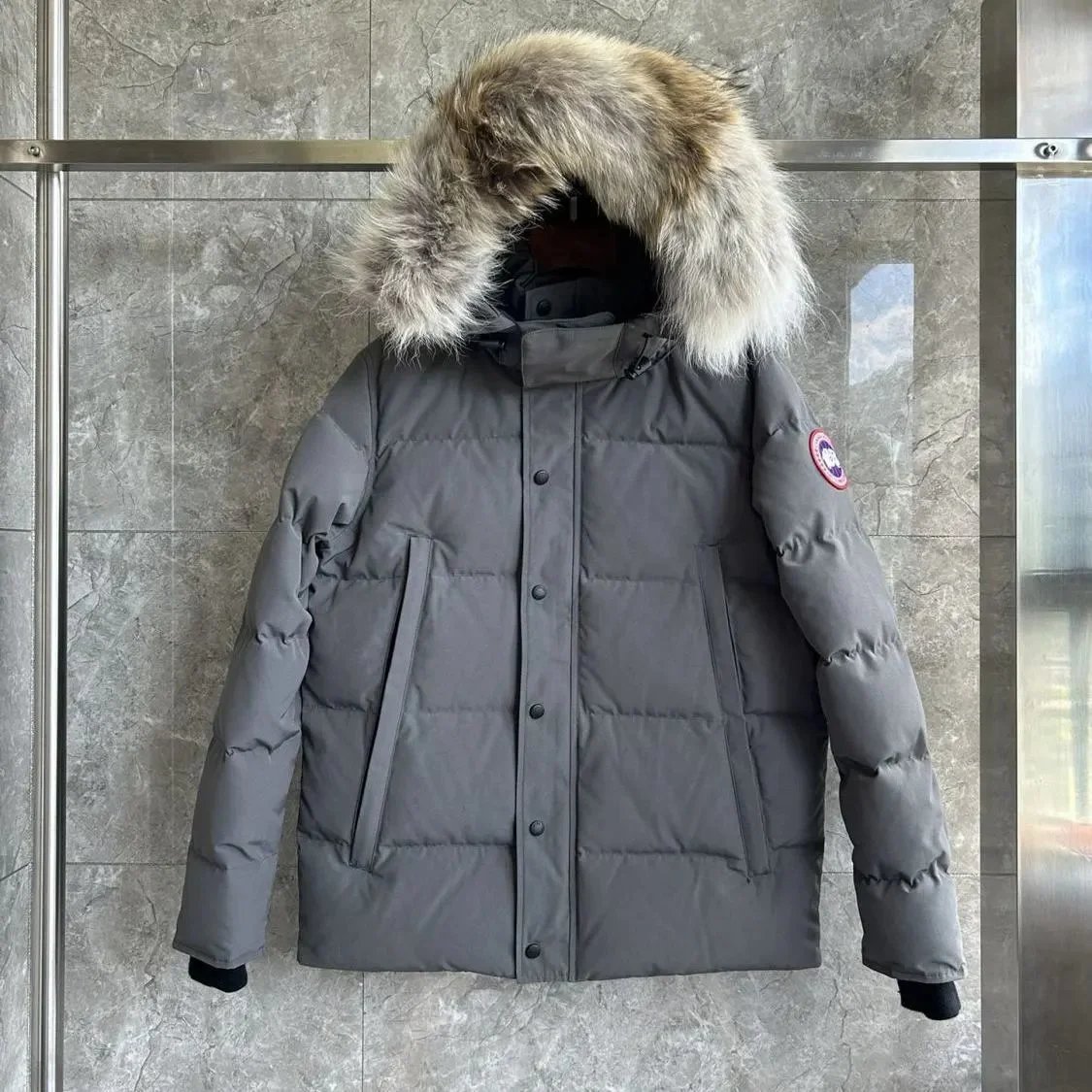 Grey Red Label Wolf Fur