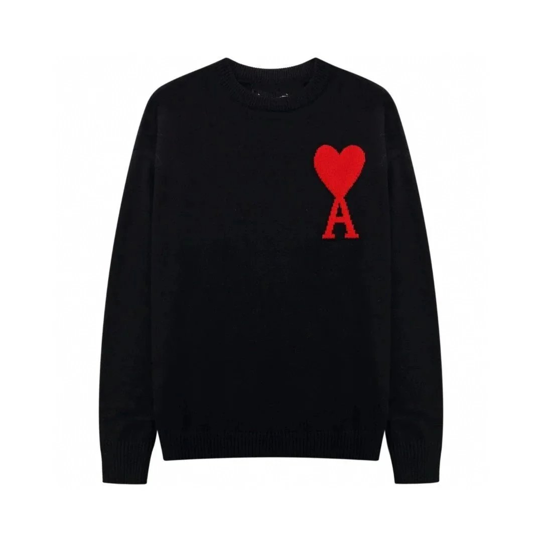 Big Heart Crew Neck Sweater