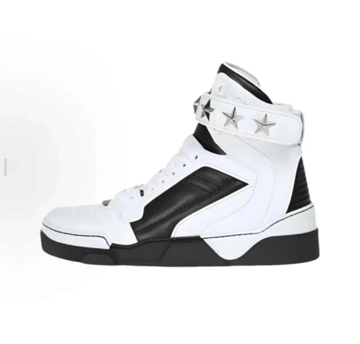 JFX 3-Star Leather High-Top Shoes