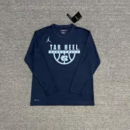 thumbnail for Training clothes quick-drying long-sleeved NCAA North Carolina University basketball T-shirt sports warm-up shooting fitness running clothes