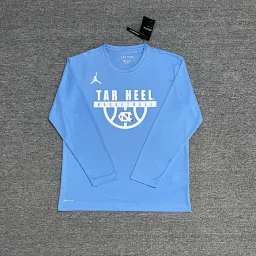 thumbnail for Training clothes quick-drying long-sleeved NCAA North Carolina University basketball T-shirt sports warm-up shooting fitness running clothes