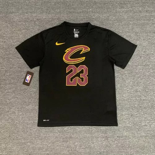 Cavaliers #23 LeBron James (Black) Quick-Dry