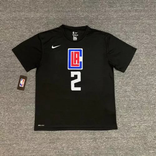 Clippers #2 Kawhi Leonard (Black) Quick-Dry