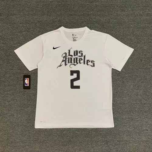 Clippers #2 Kawhi Leonard (City Edition White) Quick-Dry