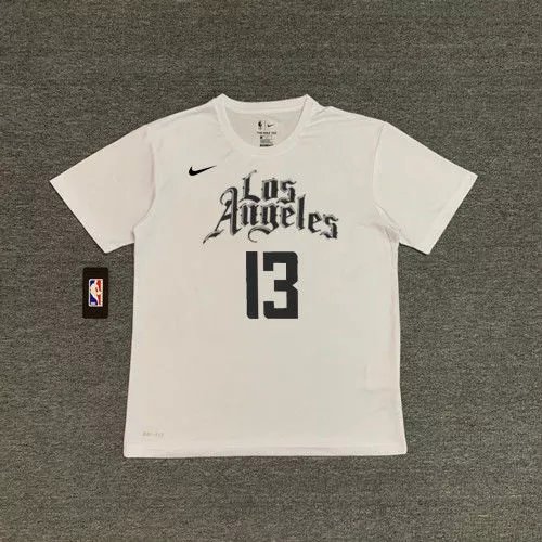 Clippers #13 Paul George (City Edition White) Quick-Dry