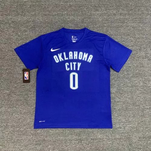 Thunder #0 Russell Westbrook (Blue) Quick-Dry