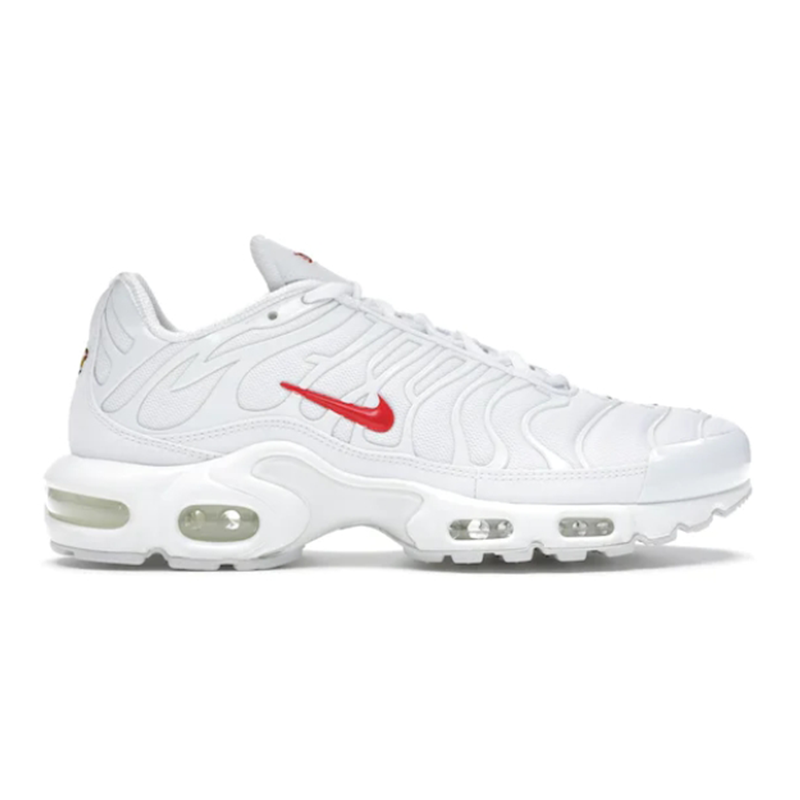 Nike Air Max Plus White/Red Sneakers - 3