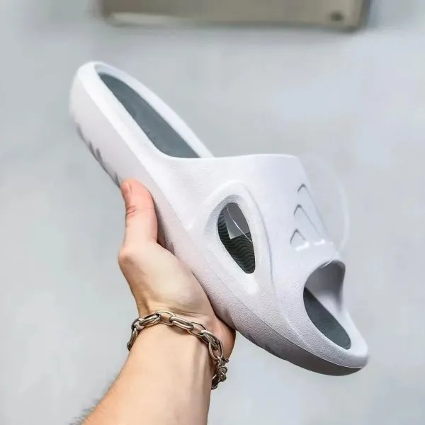Adidas Adilette Slide White Slippers - 8
