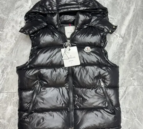 Moncler Maya Vest Black Down Vest - 1