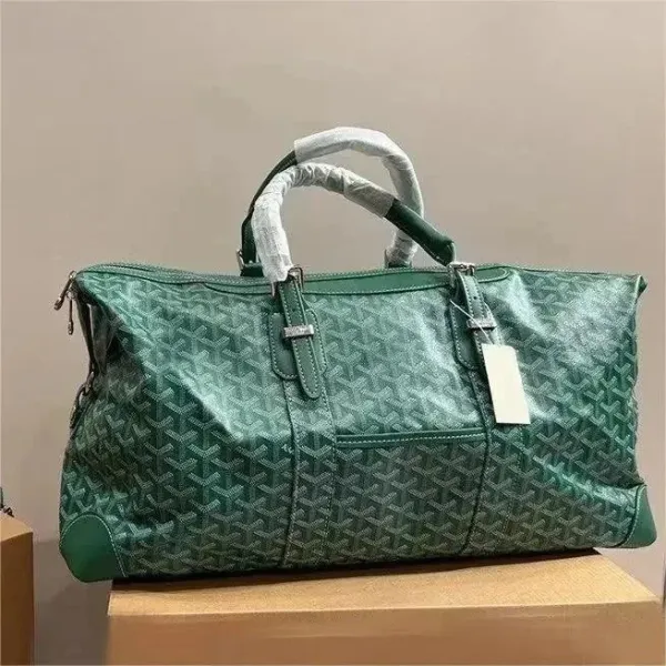 Goyard Saint Louis Duffle Bag Emerald Green Travel Bag - 1