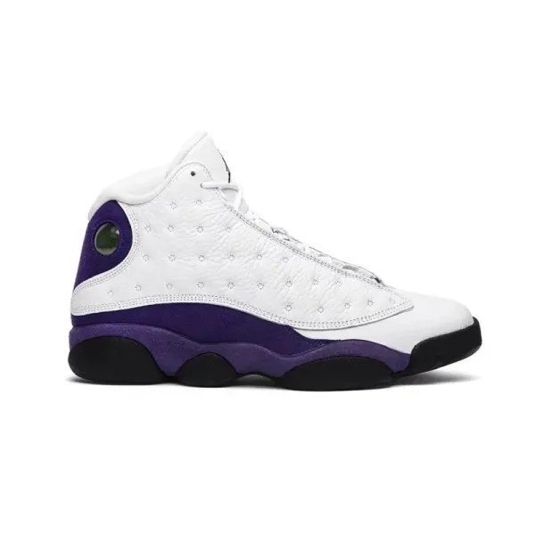 Air Jordan 13 Retro White Purple Sneakers - 1
