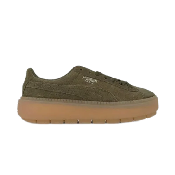 Puma Creeper Beige Suede Chunky Sneakers - 4