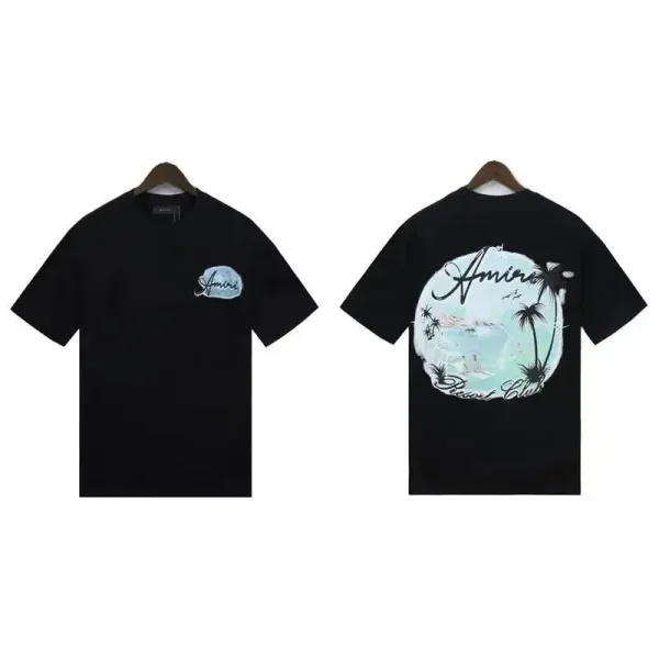 Gallery Dept. Circular Wave Print Black T-Shirt - 5