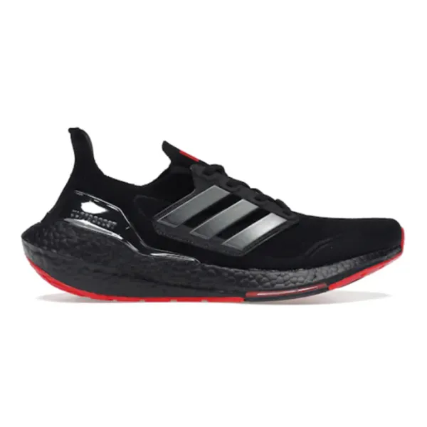 Adidas Ultraboost 22 Black Red Running Shoes - 2