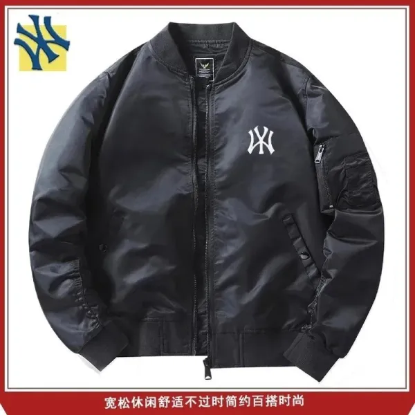 New York Yankees x MA-1 Bomber Jacket Black Outerwear - 1