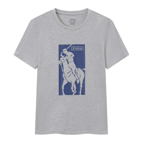 Polo Ralph Lauren Polo Player Graphic T-Shirt Gray - 1