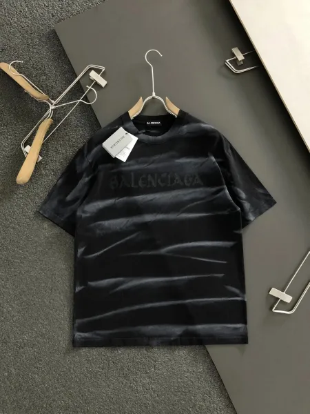 Balenciaga Logo Wave T-Shirt White - 10