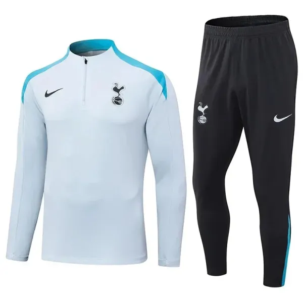 Nike Tottenham Hotspur Training Tracksuit White/Black with Aqua Accents - 1