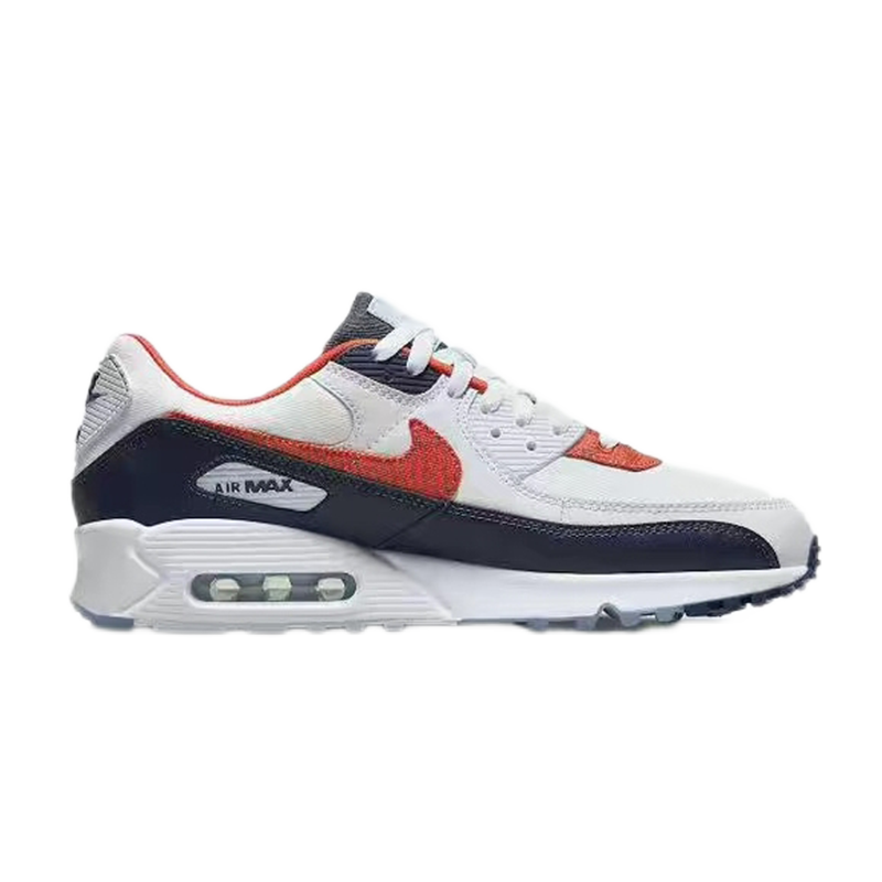 Nike Air Max 90 White Purple Teal Orange Sneakers - 27